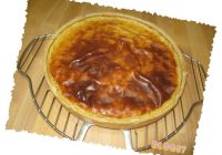 Photo flan patissier