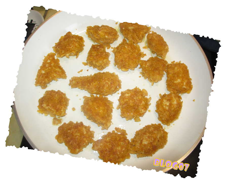 Nuggets de poulet aux corn flakes - Mes recettes de cuisine et Geekeries